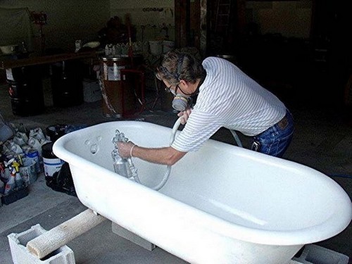 Как быстро восстановить старую чугунную ванну