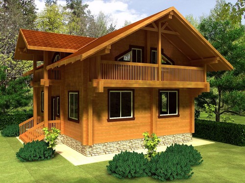 Различные конструкции домов из дерева — обзор